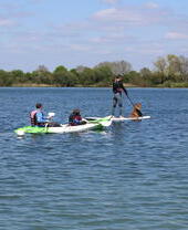 SUP at Cotswolds Water Park