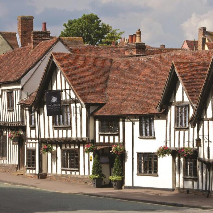 The exterior of The Swan at Lavenham Hotel