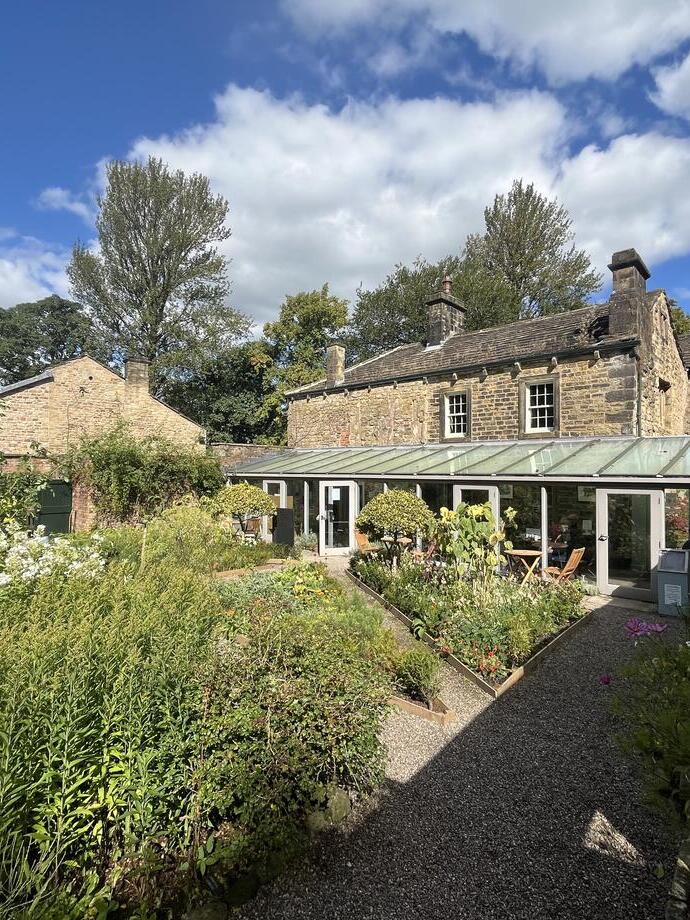 Exterior view of garden and building