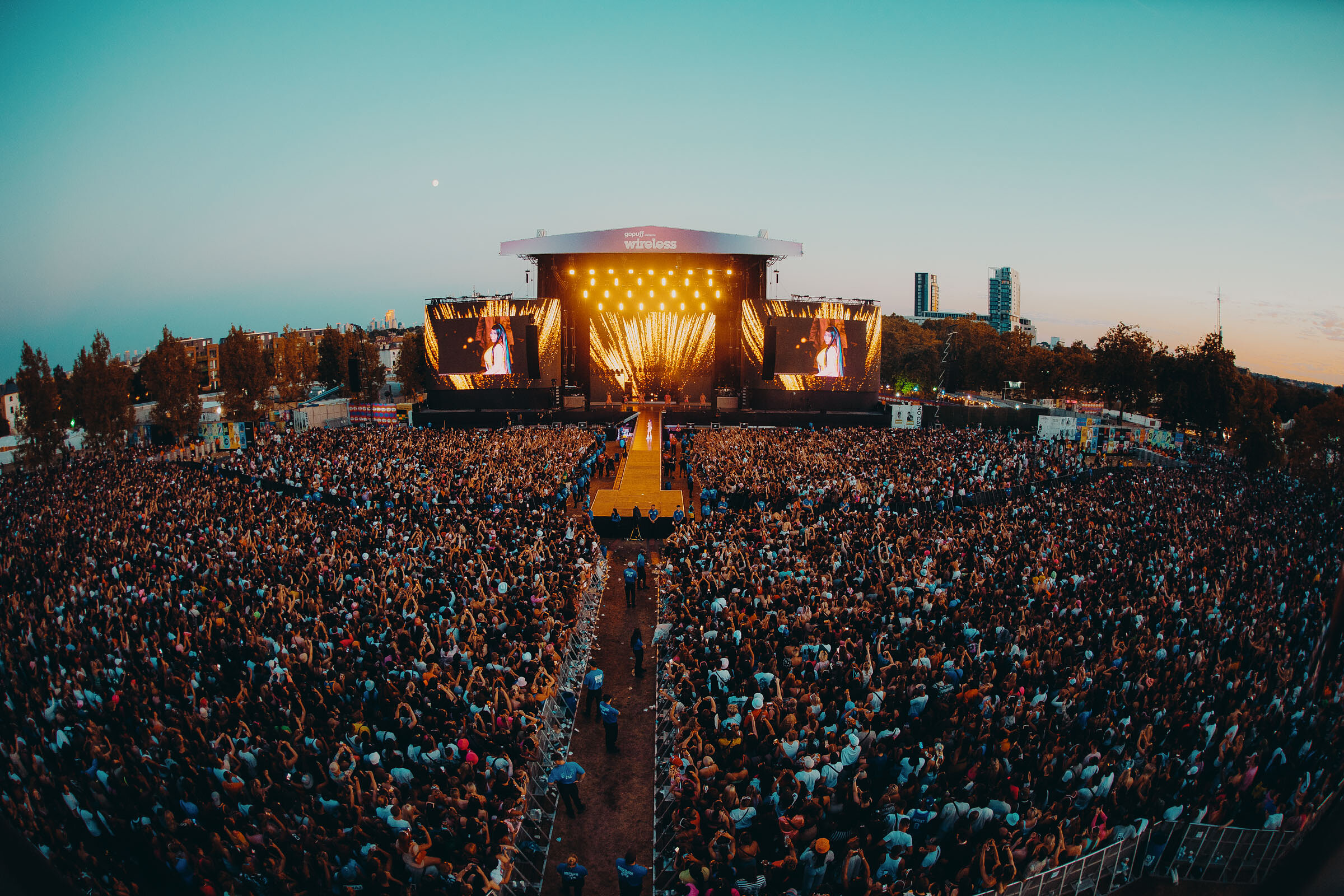 Nicki Minaj on the main stage at Wireless Festival in London