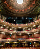 Vista interior del Gran Teatro de Leeds