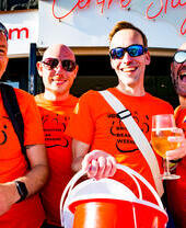 A group of men attending Brighton Bear Weekend