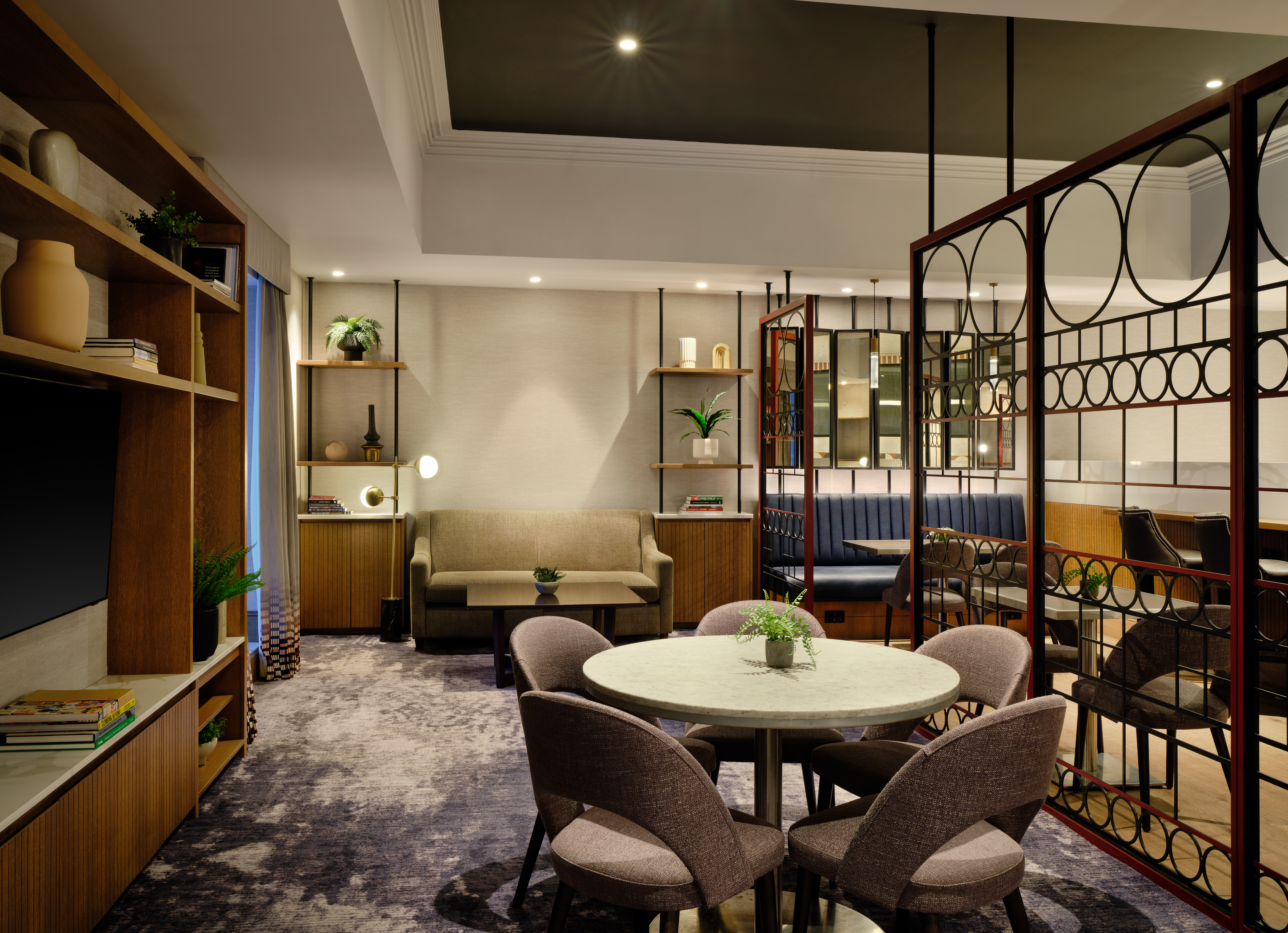 Vue intérieure de l'hôtel Marriott Holyrood d'Édimbourg