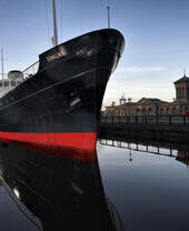 Exterior of Fingal ship and restaurant.