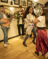Irish Dancing and music as part of Belfast Hidden Tours