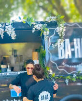 Two chefs opening up shop at BA-HA in Birmingham, a vegan food stall