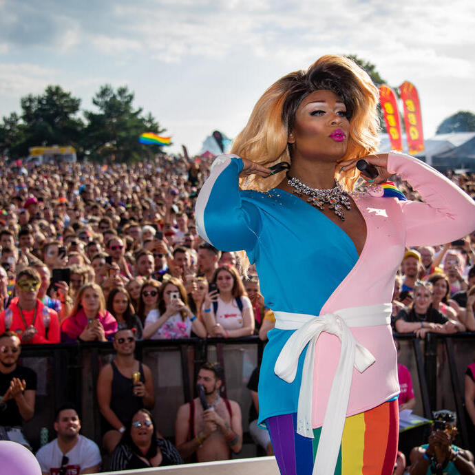 Peppermint en el Bristol Pride