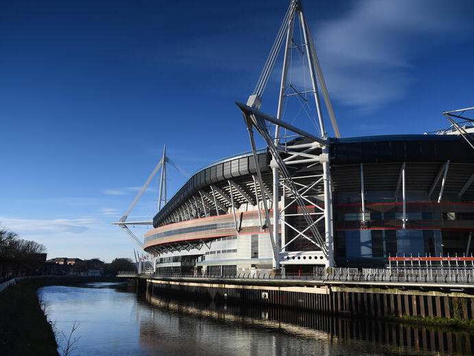 Estadio Principality en Cardiff, Gales