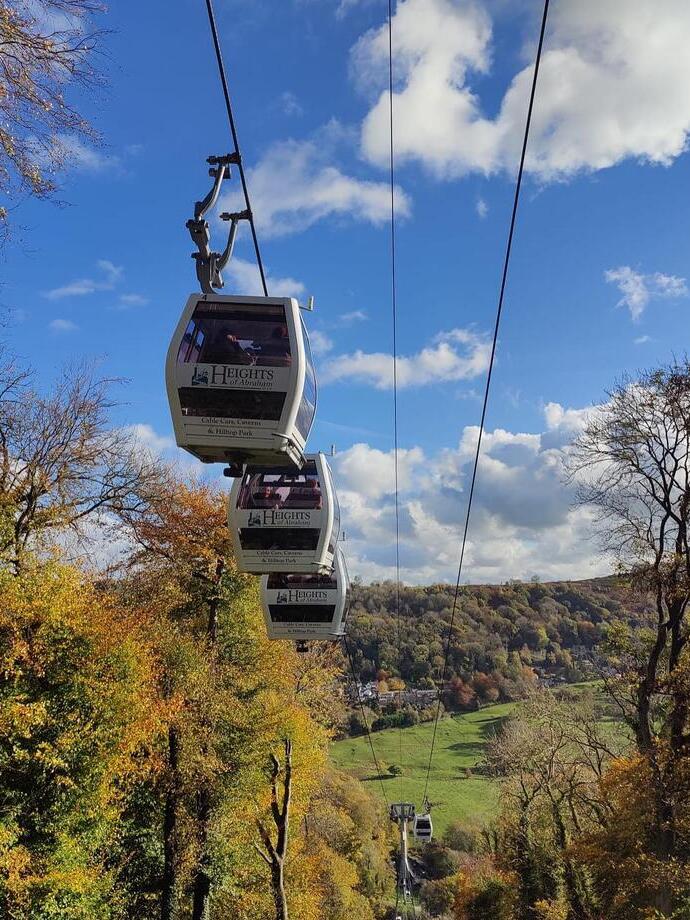 Gondelfahrt auf dem Land