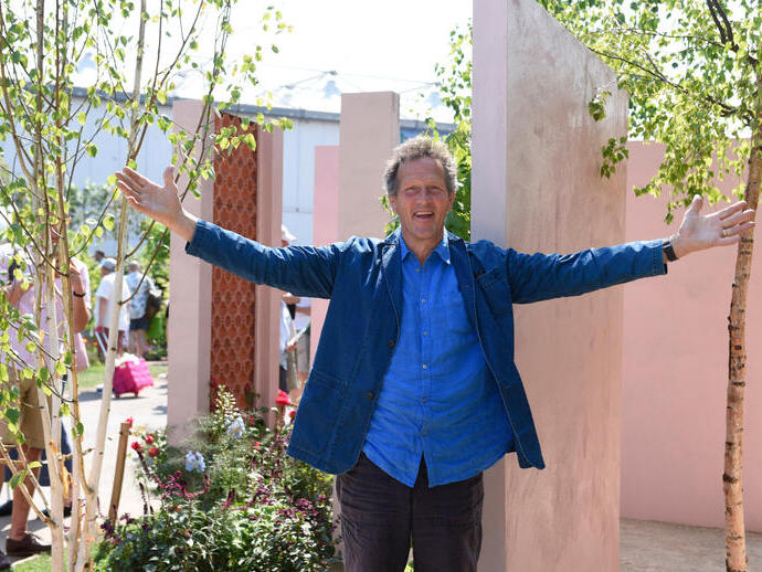 El presentador de televisión Monty Don en BBC Gardeners World Live 2023