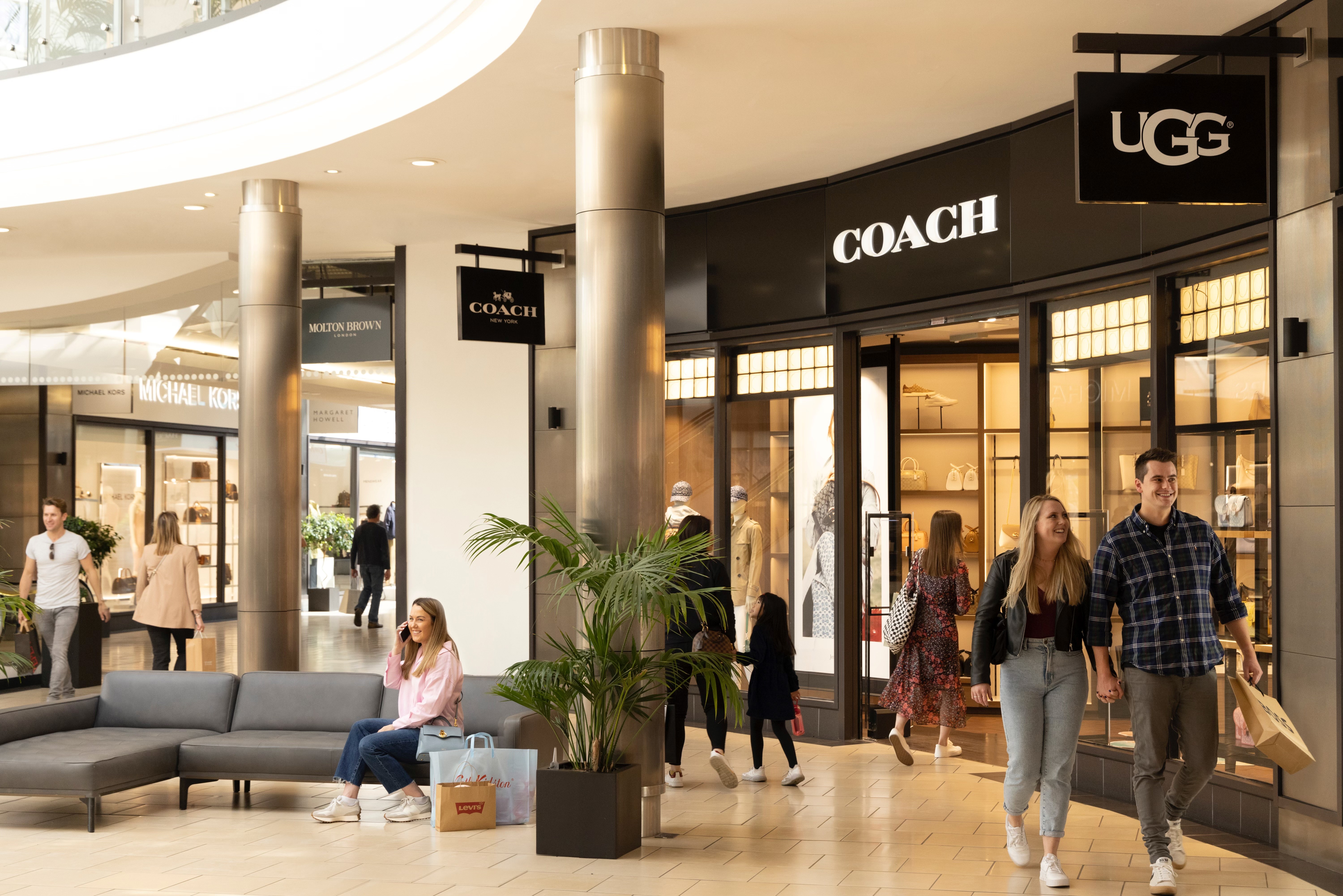 People shopping at York Designer Outlet