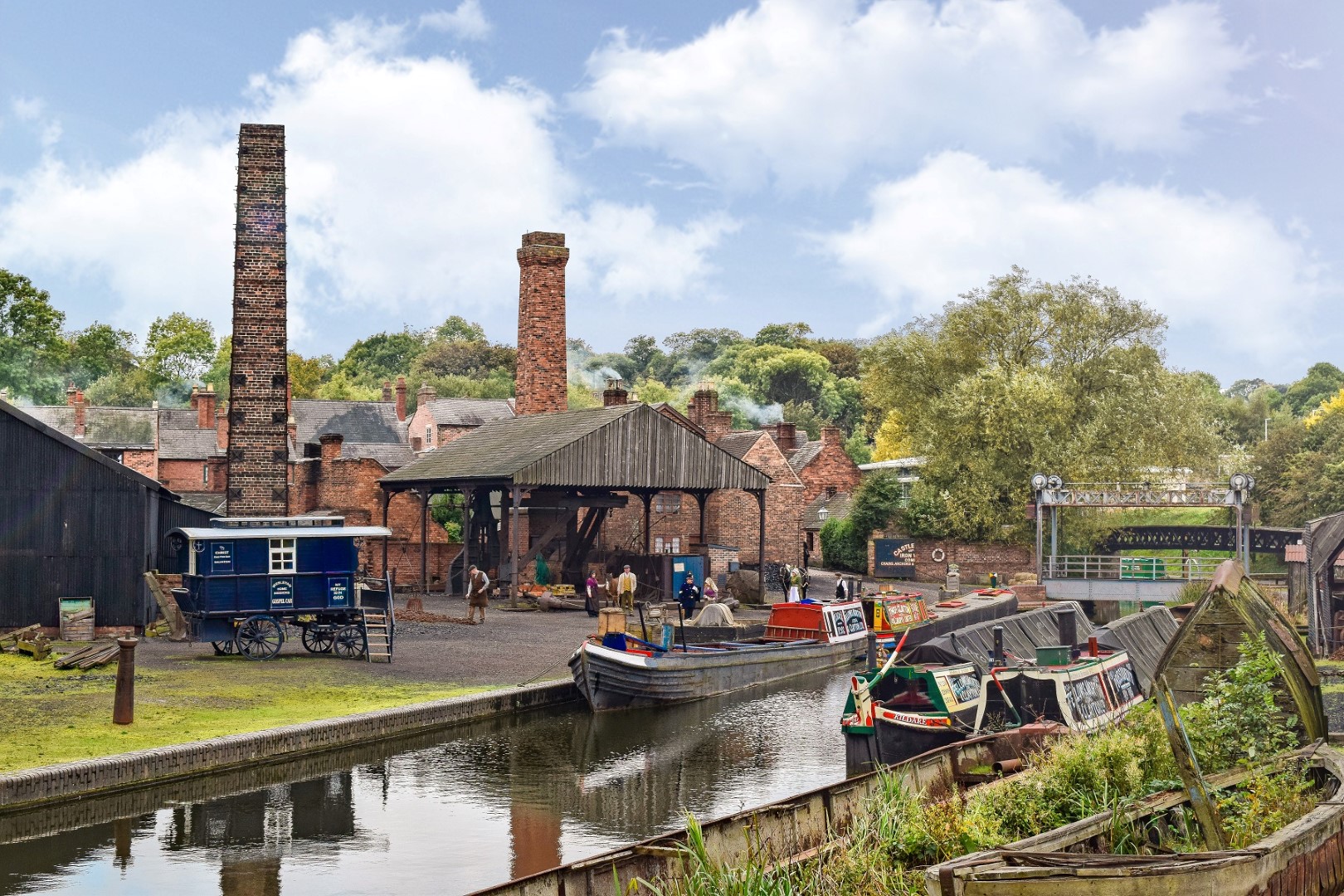 Quai pour bateaux au Black Country Living Museum, lauréat de la médaille d'or des VisitEngland Awards for Excellence 2025