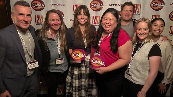 VisitBritain winner of the OMMA Awards 2023 for Rich Media Display, for our "Fake (Br)it Til You Make It" North American campaign.