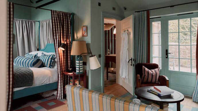 A country hotel room in The Village at Beaverbrook