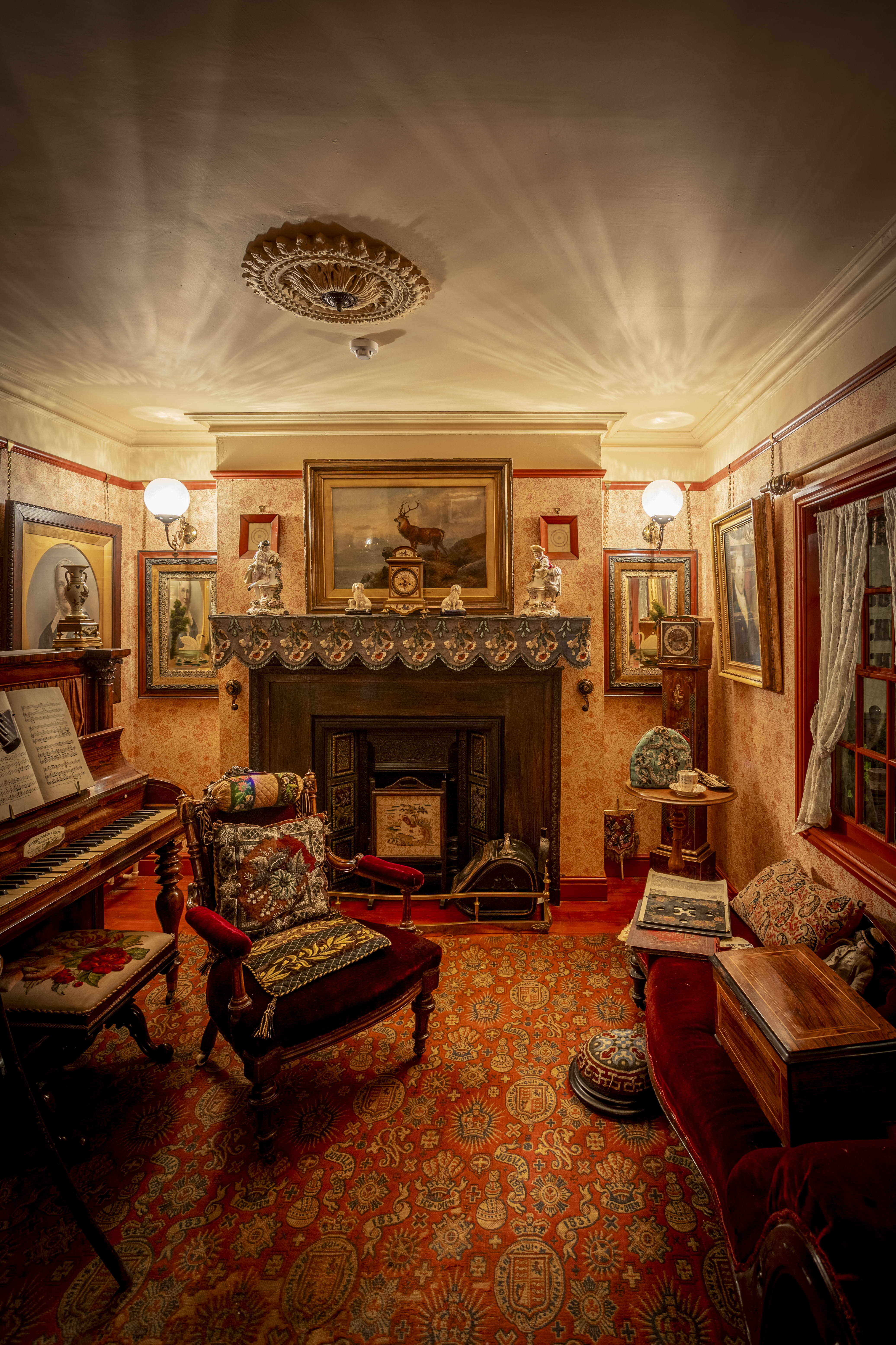 View of inside Abbey House Museum