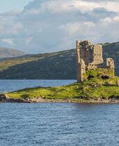 Ardvreck Castle on Loch Assynt
