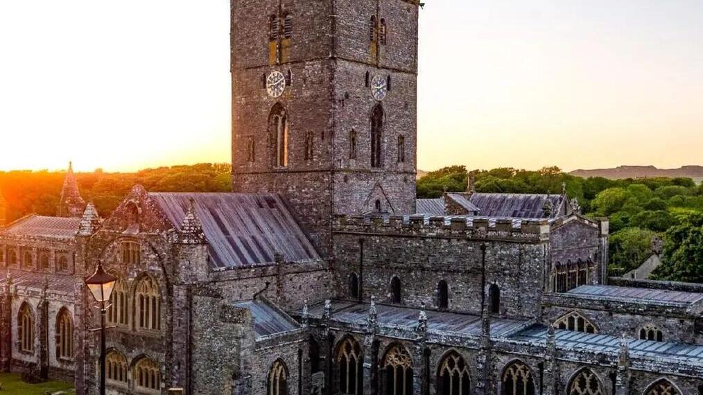 View of St David's Cathedral, Wales