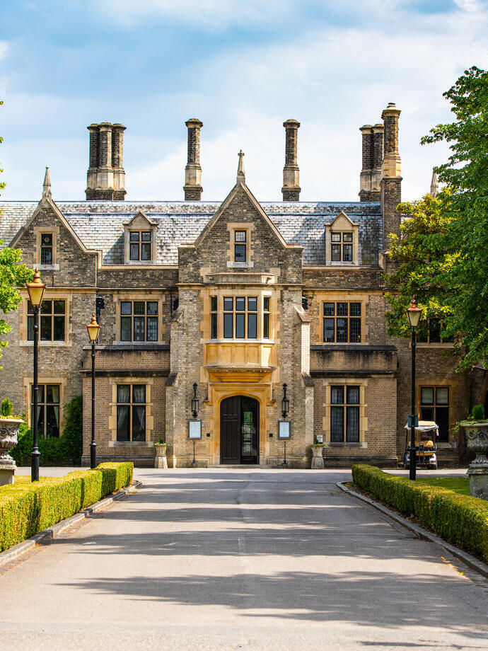 Exterior of a country hotel
